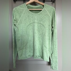 Lululemon Swiftly Tech Long Sleeve Shirt 2.0- Mint